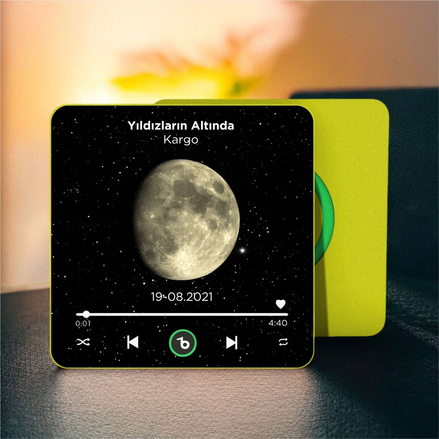 Ay Evresi DizzyMagnet Kişiye Özel Müzikli Magnet V4.0