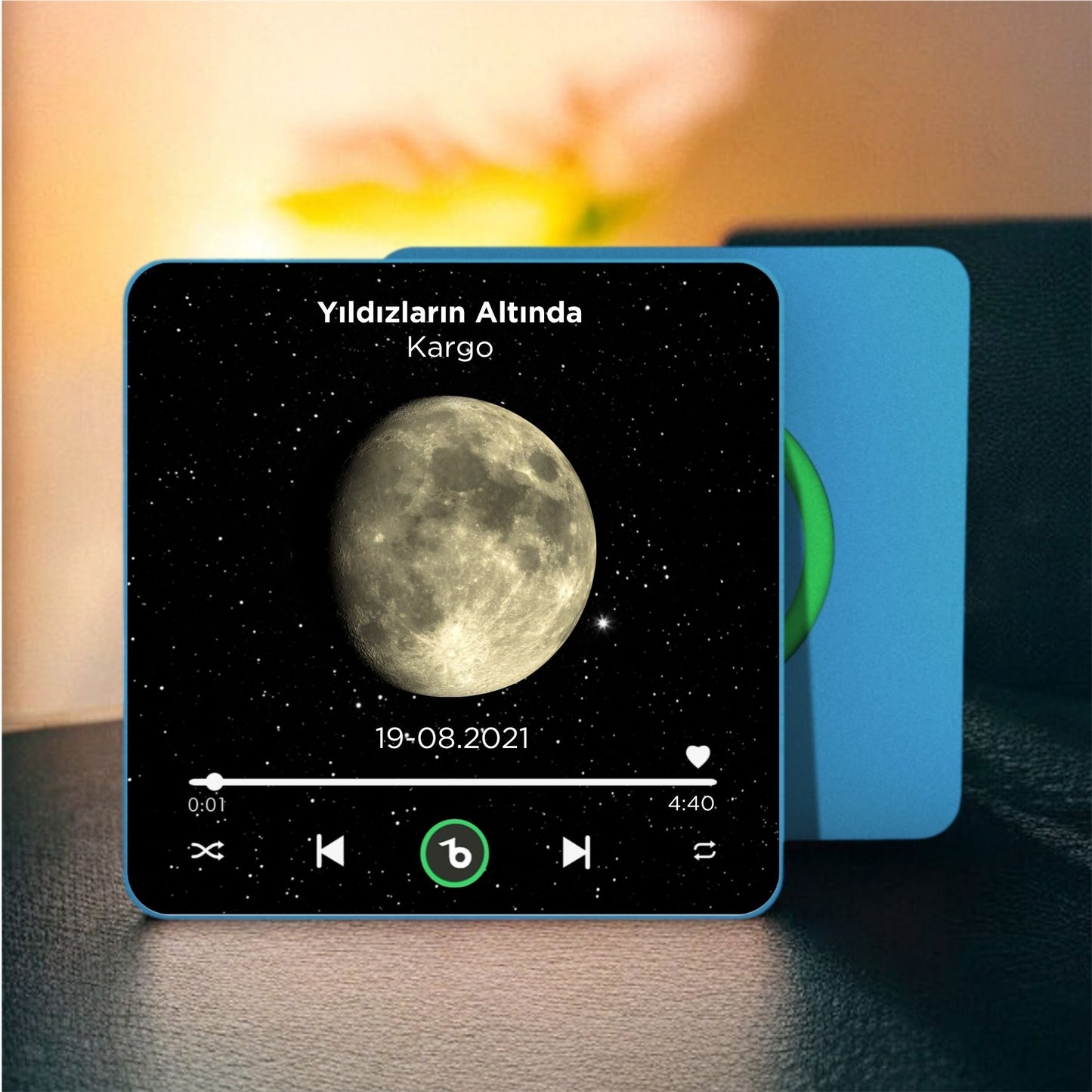 Ay Evresi DizzyMagnet Kişiye Özel Müzikli Magnet V4.0