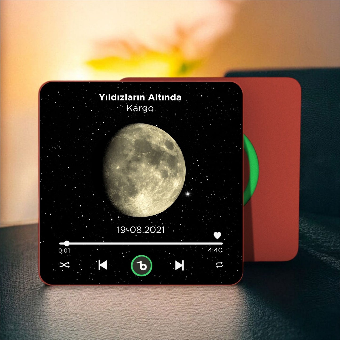 Ay Evresi DizzyMagnet Kişiye Özel Müzikli Magnet V4.0