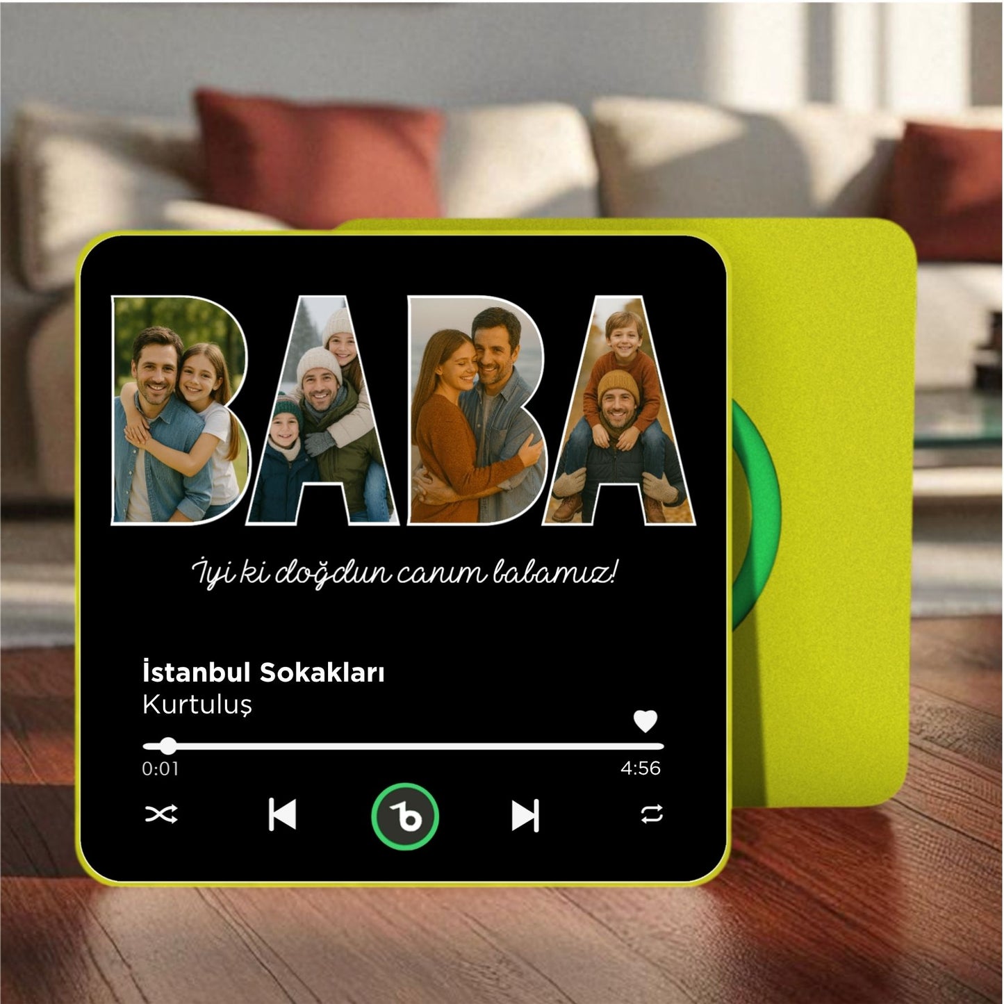 BABA Kolajlı DizzyMagnet Kişiye Özel Müzikli Magnet V4.0