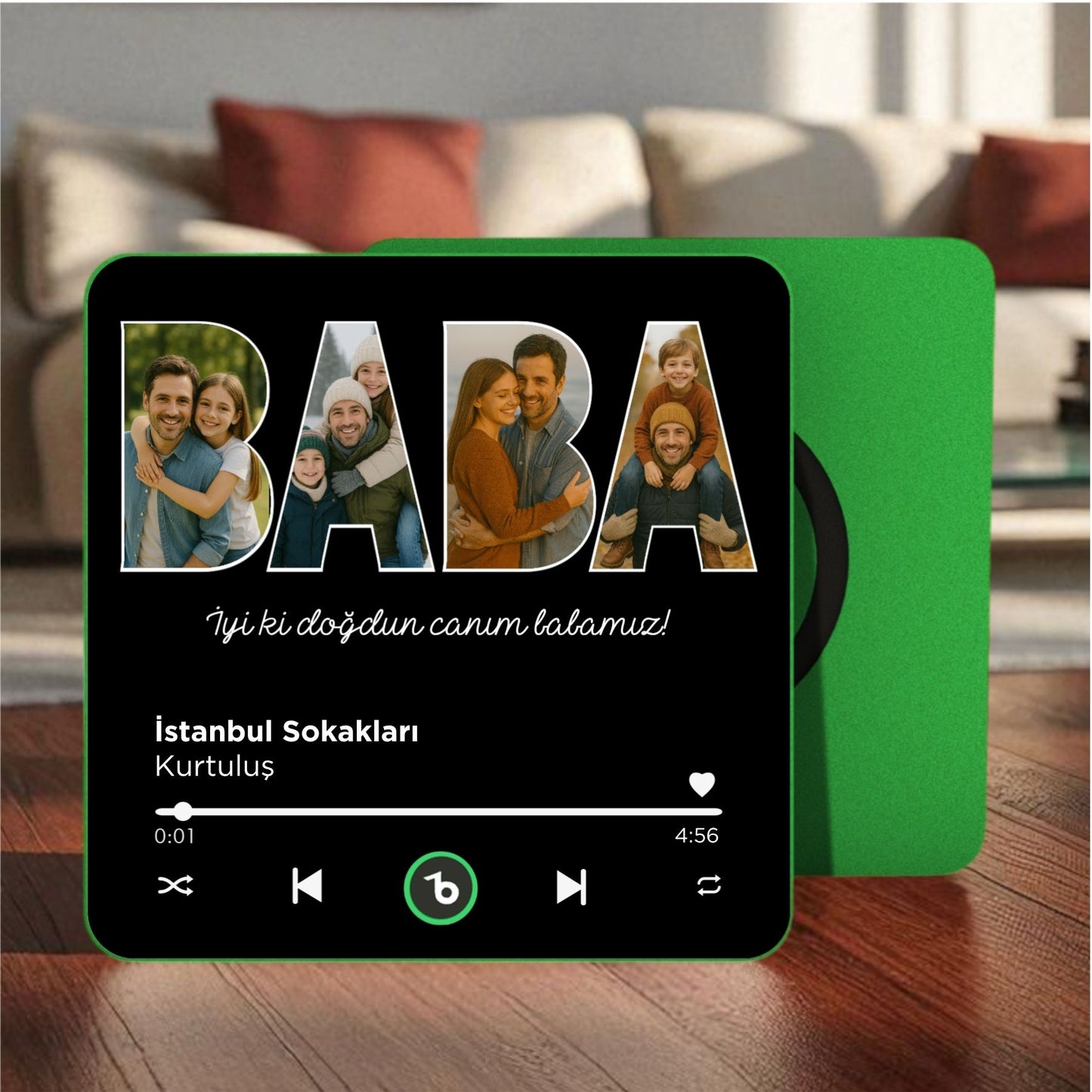 BABA Kolajlı DizzyMagnet Kişiye Özel Müzikli Magnet V4.0