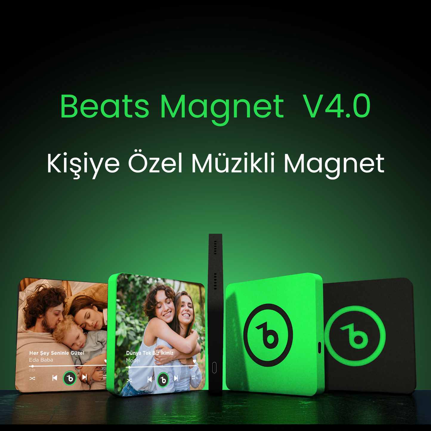 Kolaj DizzyMagnet Kişiye Özel Müzikli Magnet V4.0