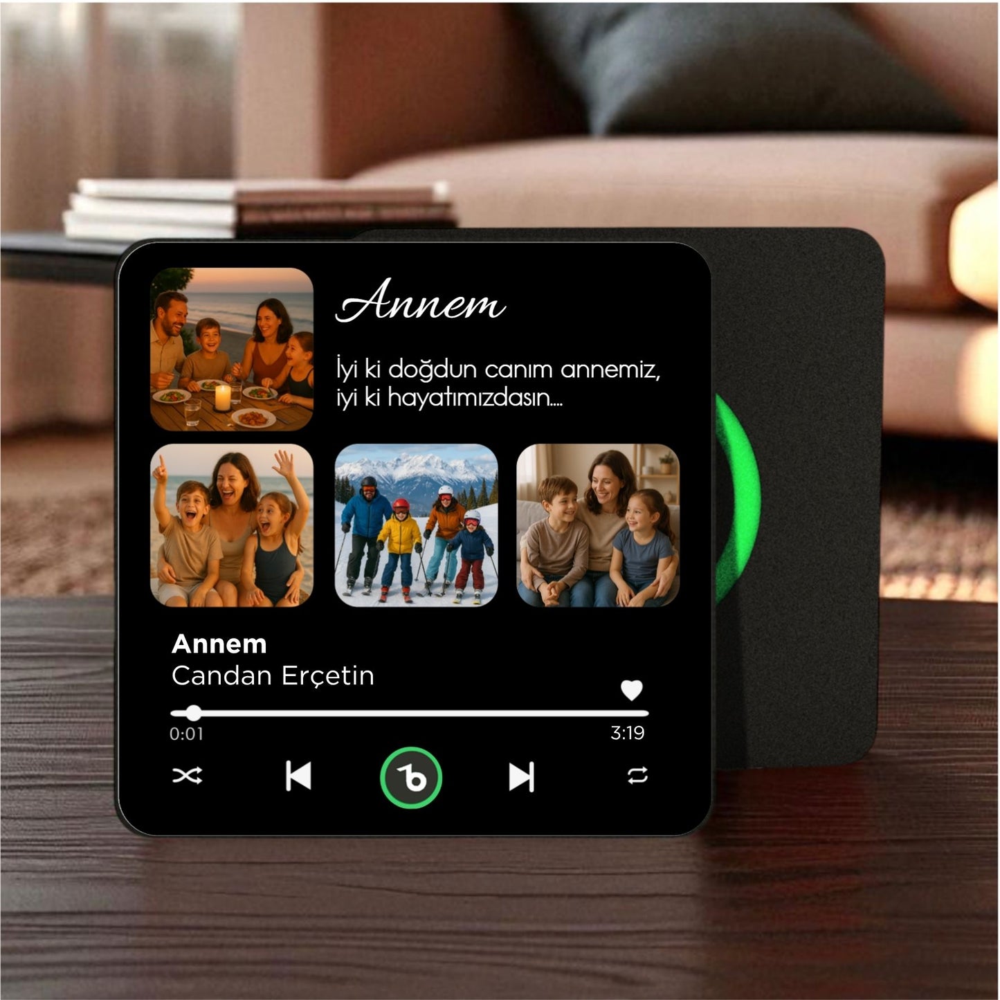 ANNE Kolajlı DizzyMagnet Kişiye Özel Müzikli Magnet V4.0