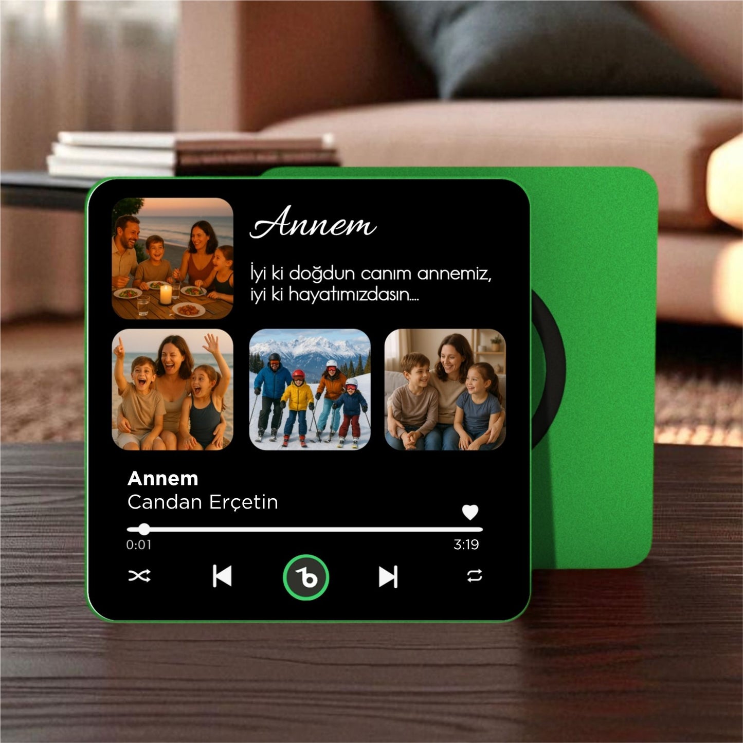 ANNE Kolajlı DizzyMagnet Kişiye Özel Müzikli Magnet V4.0