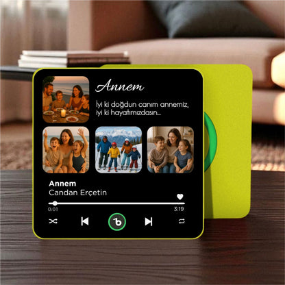 ANNE Kolajlı DizzyMagnet Kişiye Özel Müzikli Magnet V4.0