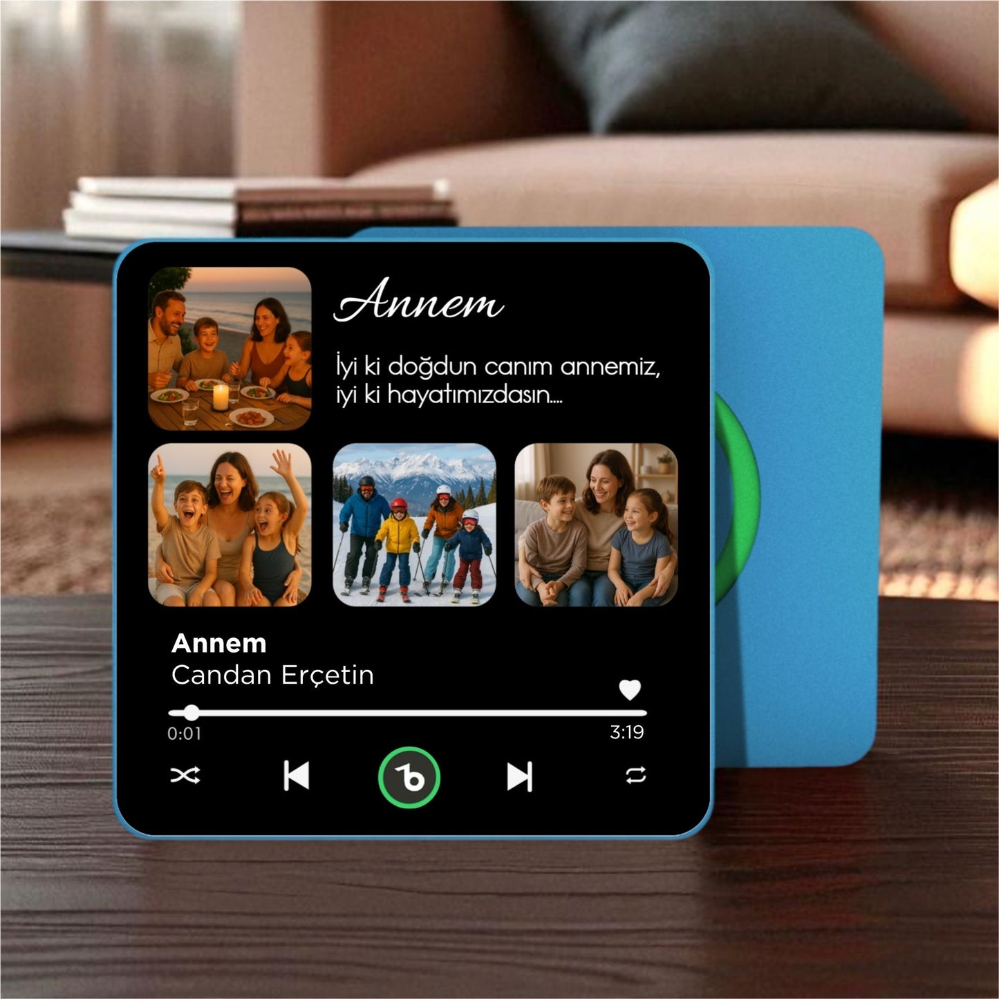 ANNE Kolajlı DizzyMagnet Kişiye Özel Müzikli Magnet V4.0