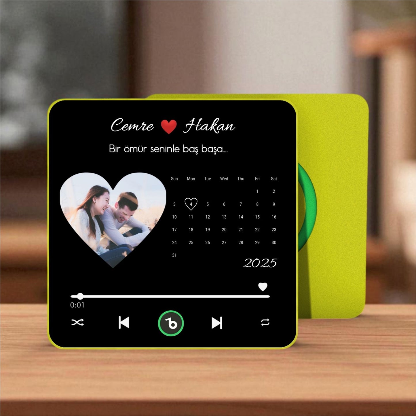 Takvimli DizzyMagnet Kişiye Özel Ses ve Müzikli Magnet V4.0