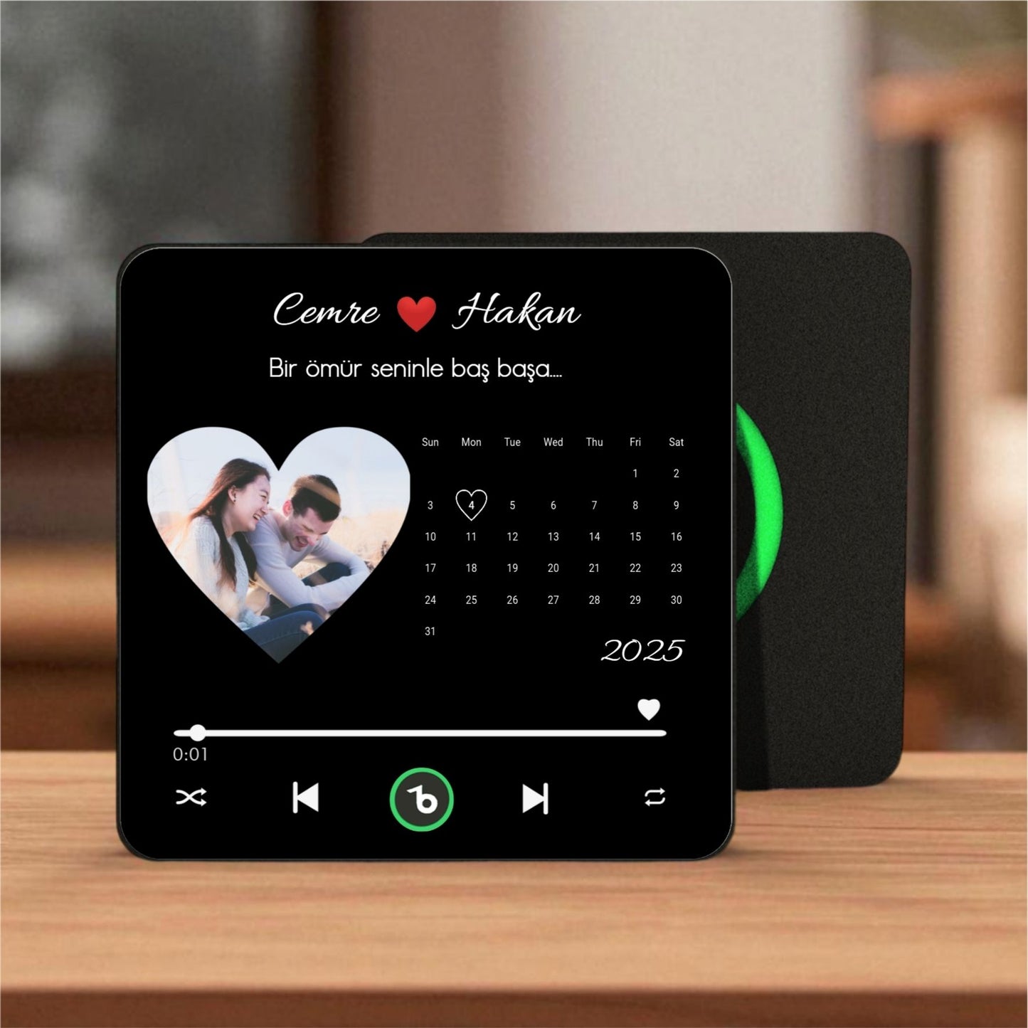 Takvimli DizzyMagnet Kişiye Özel Ses ve Müzikli Magnet V4.0