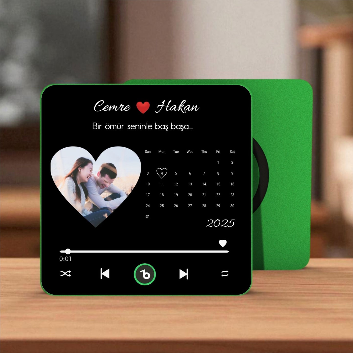 Takvimli DizzyMagnet Kişiye Özel Ses ve Müzikli Magnet V4.0