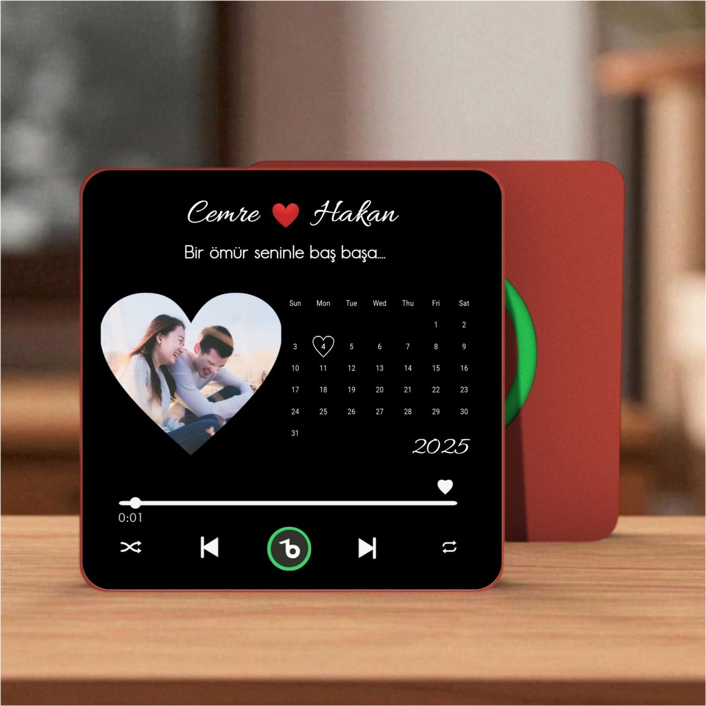 Takvimli DizzyMagnet Kişiye Özel Ses ve Müzikli Magnet V4.0