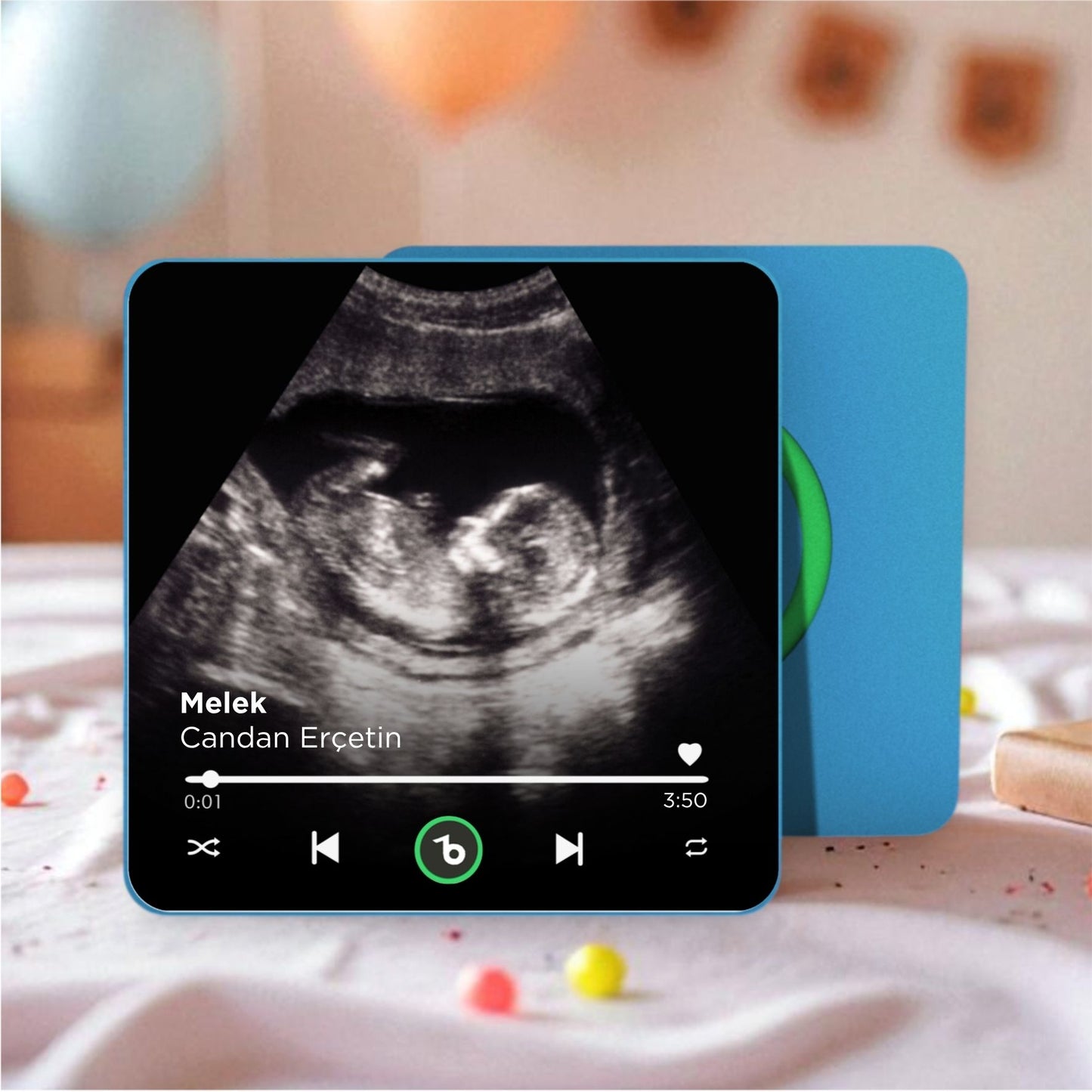 Ultrason Fotoğraflı DizzyMagnet Kişiye Özel Ses ve Müzikli Magnet V4.0