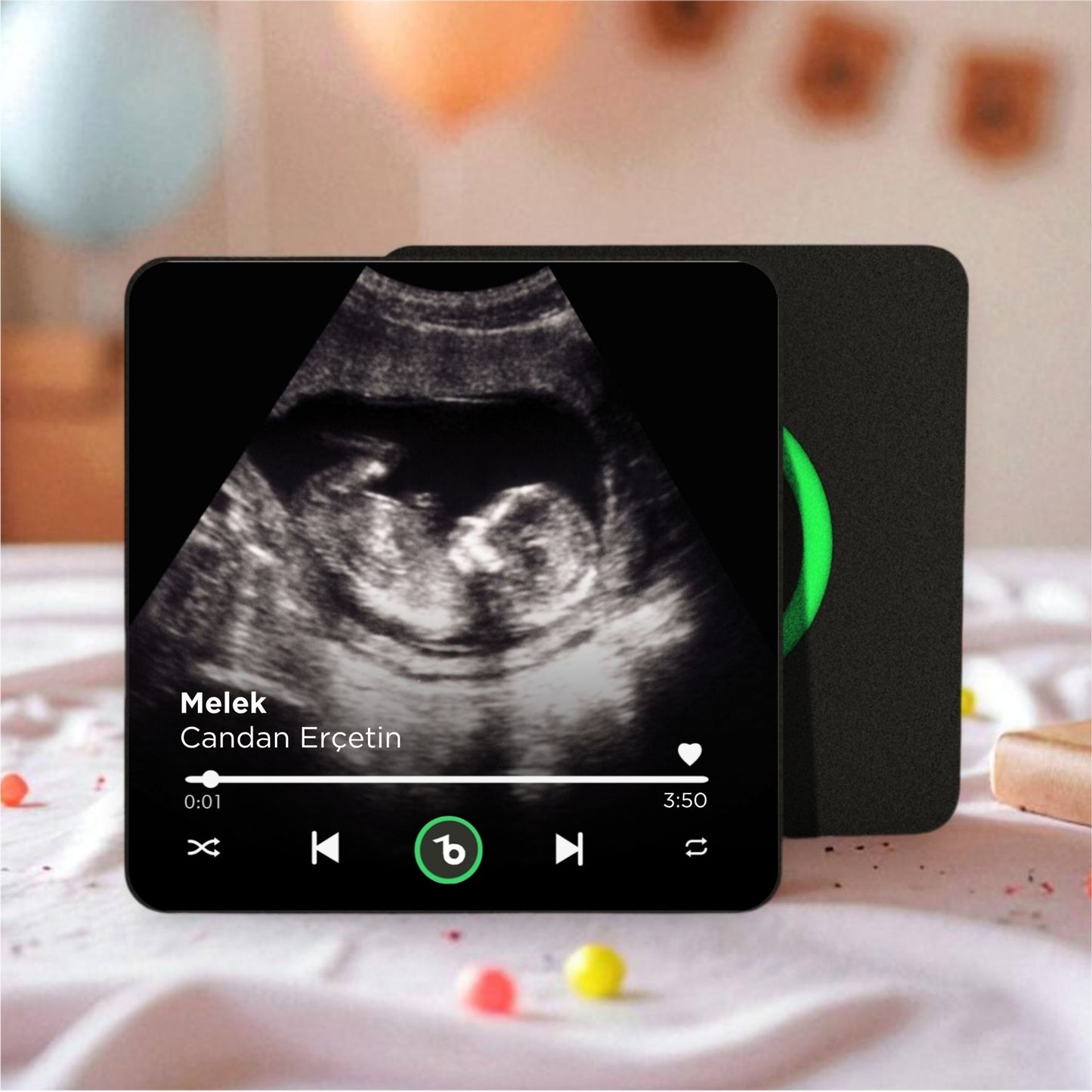 Ultrason Fotoğraflı DizzyMagnet Kişiye Özel Ses ve Müzikli Magnet V4.0